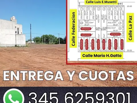 Terreno en Venta en Concordia, Entre Ríos