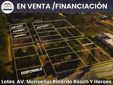 Terreno en Venta en Villa Zorraquin, Concordia
