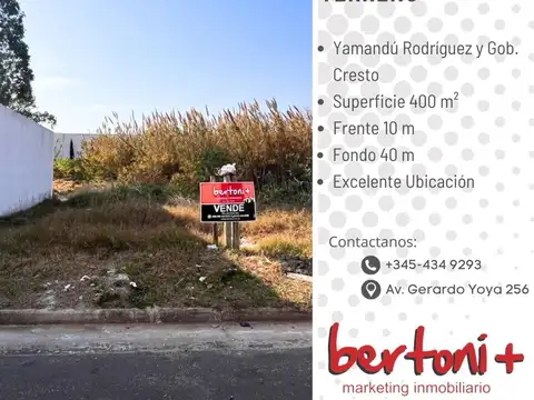 Terreno en Venta en Concordia, Entre Ríos