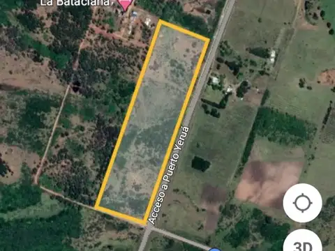 Terreno en Venta en Puerto Yerua, Concordia