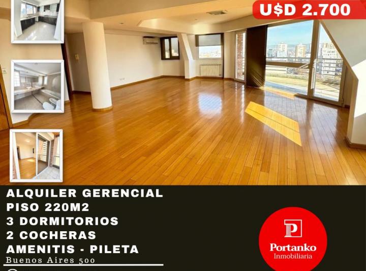 Departamento · 210m² · 6 Ambientes · 2 Cocheras