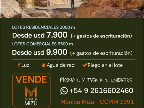 Terreno en Venta en Uspallata, Las Heras
