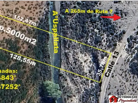 Terreno en Venta en Uspallata, Las Heras
