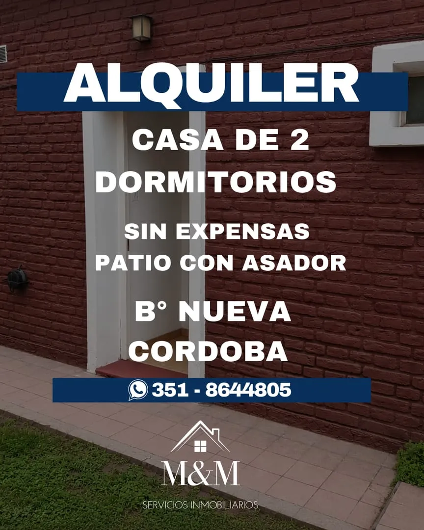 CASA EN ALQUILER B° NUEVA CORDOBA