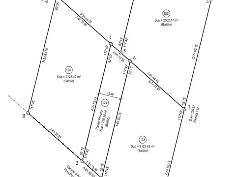 Terreno en Venta en La Falda del Carmen, Santa María