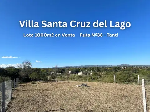 Terreno en Venta en Villa Santa Cruz del Lago, Punilla