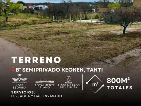 Terreno en Venta en Tanti, Punilla