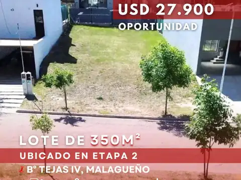 Terreno en Venta en Tejas 4, Malagueño