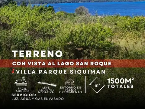 Terreno en Venta en Villa Parque Siquiman, Punilla