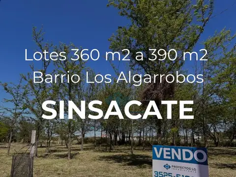 Terreno en Venta en Sinsacate, Totoral