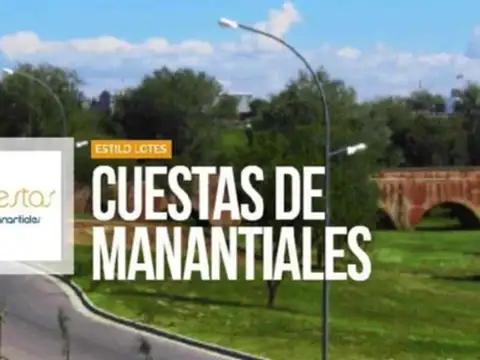 Terreno en Venta en Cuestas De Manantiales, Countries y Barrios Cerrados en Cordoba Capital