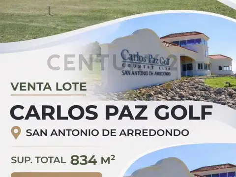 Terreno en Venta en Carlos Paz Golf, San Antonio de Arredondo