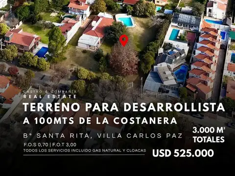 Terreno en Venta en Santa Rita, Villa Carlos Paz