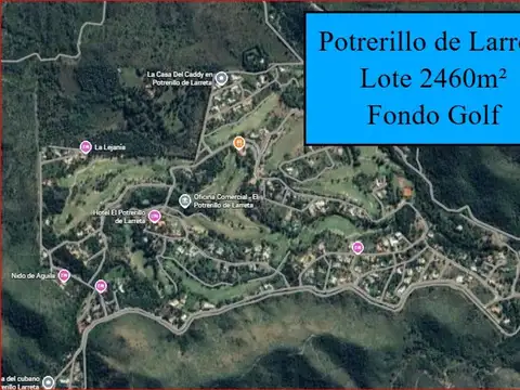 Terreno en Venta en Potrerillo de la Larreta, Alta Gracia