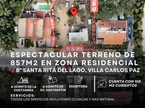 Terreno en Venta en Santa Rita, Villa Carlos Paz