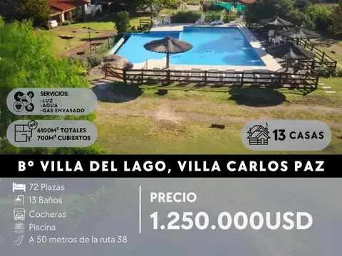 Hotel en Venta en Villa Del Lago, Villa Carlos Paz