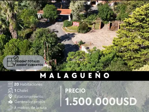 Hotel en Venta en Malagueño, Santa María