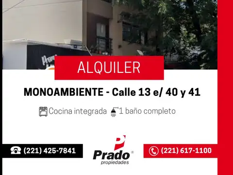 Departamento en Alquiler en Plaza Belgrano, La Plata
