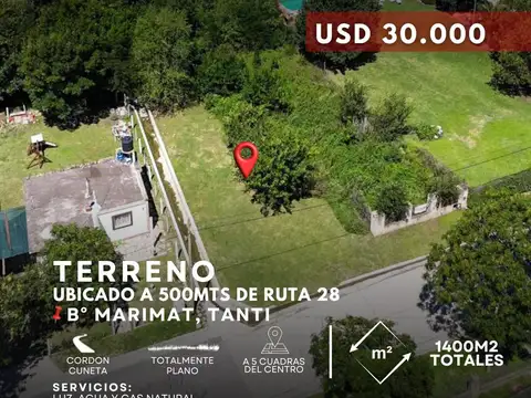 Terreno en Venta en Tanti, Punilla