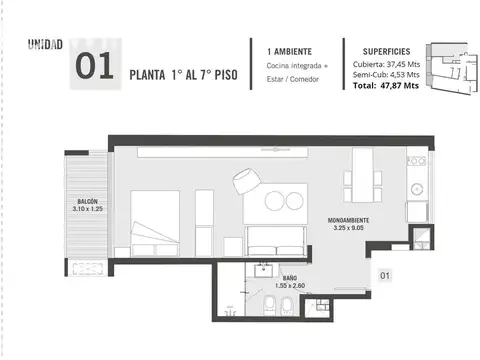 Departamento en Venta en Colegiales, Capital Federal