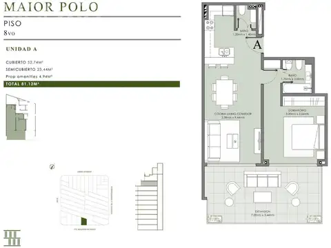 Departamento en Venta en Las Cañitas, Palermo
