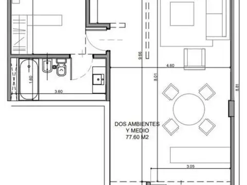 Departamento en Venta en Palermo Chico, Palermo