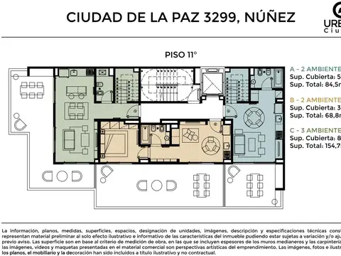 Departamento en Venta en Lomas de Nuñez, Nuñez