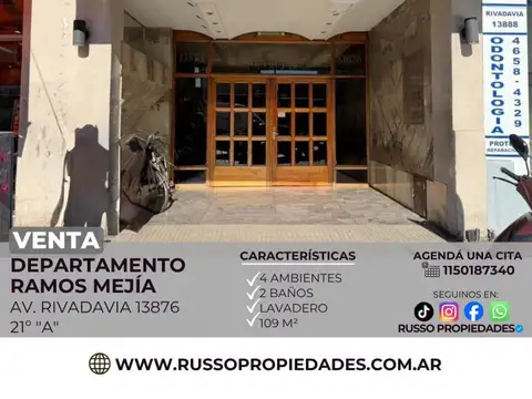 Departamento en Venta en Ramos Mejia, Partido de La Matanza