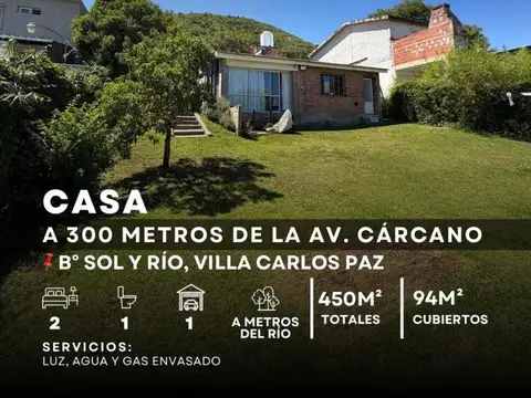 Casa en Venta en Sol Y Rio, Villa Carlos Paz