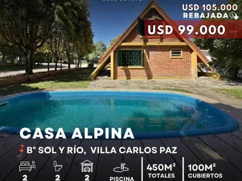 Casa en Venta en Sol Y Rio, Villa Carlos Paz