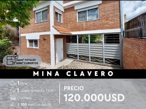 Casa en Venta en Mina Clavero, San Alberto