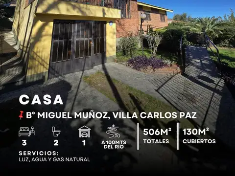 Casa en Venta en Miguel Muñoz, Villa Carlos Paz