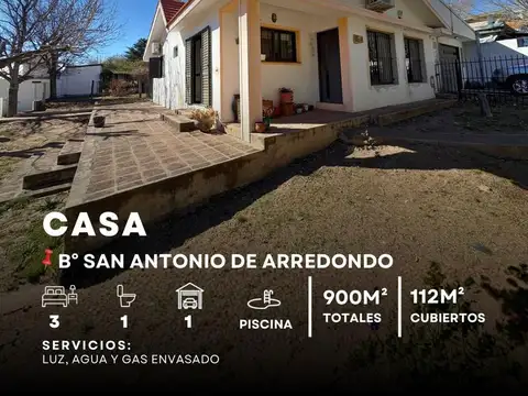 Casa en Venta en San Antonio de Arredondo, Punilla