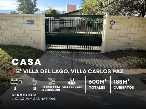 Casa en Venta en Villa Del Lago, Villa Carlos Paz