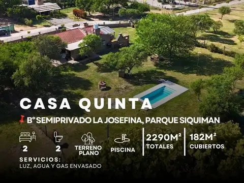 Casa en Venta en Villa Parque Siquiman, Punilla