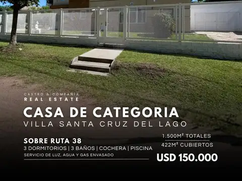 Casa en Venta en Villa Santa Cruz del Lago, Punilla