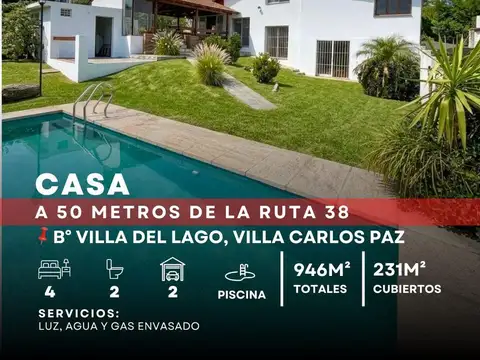 Casa en Venta en Villa Del Lago, Villa Carlos Paz