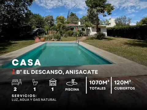 Casa en Venta en Villa Anisacate, Santa María