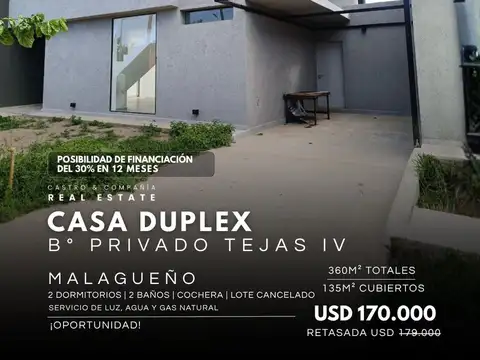Casa en Venta en Tejas 4, Malagueño