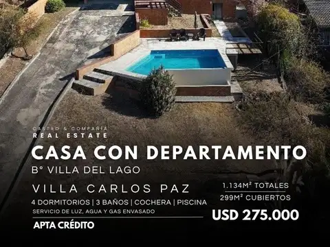 Casa en Venta en Villa Del Lago, Villa Carlos Paz