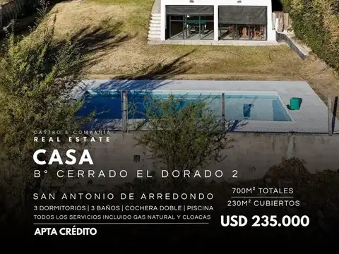 Casa en Venta en San Antonio de Arredondo, Punilla