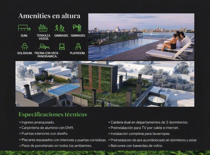 Departamento · 94m² · 2 Ambientes