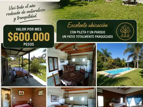 Casa en Alquiler en Calchines, Garay
