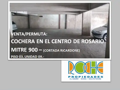 Cochera en Venta en Centro, Rosario
