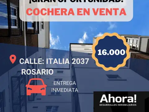 Cochera en Venta en Abasto, Rosario