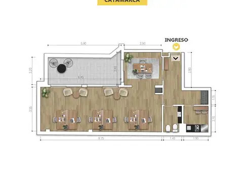 Oficina en Venta en Rosario, Santa Fe
