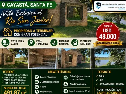 Casa en Venta en Cayasta, Garay