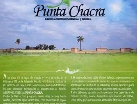 Terreno en Venta en Las Acequias Del Aire, Roldan