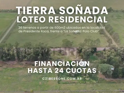 Terreno en Venta en Presidente Roca, Castellanos