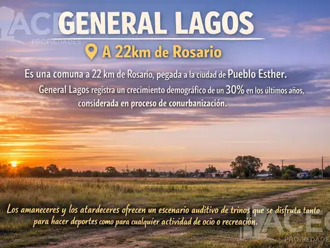 Terreno en Venta en Pueblo Esther, Rosario